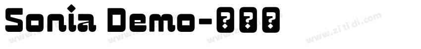 Sonia Demo字体转换